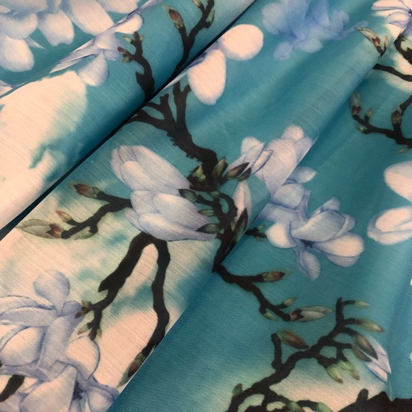 💙☁️Clara Flare Dress with Bow Tie Blue☁️💙 - Picture 9 of 12